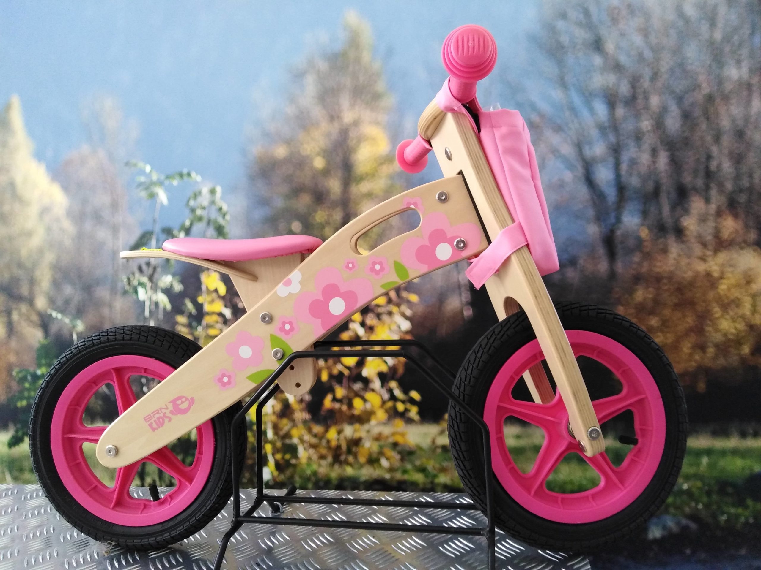 Bicicletta in legno senza pedali BRN « Cicli Bettega ☆ Primiero (TN)