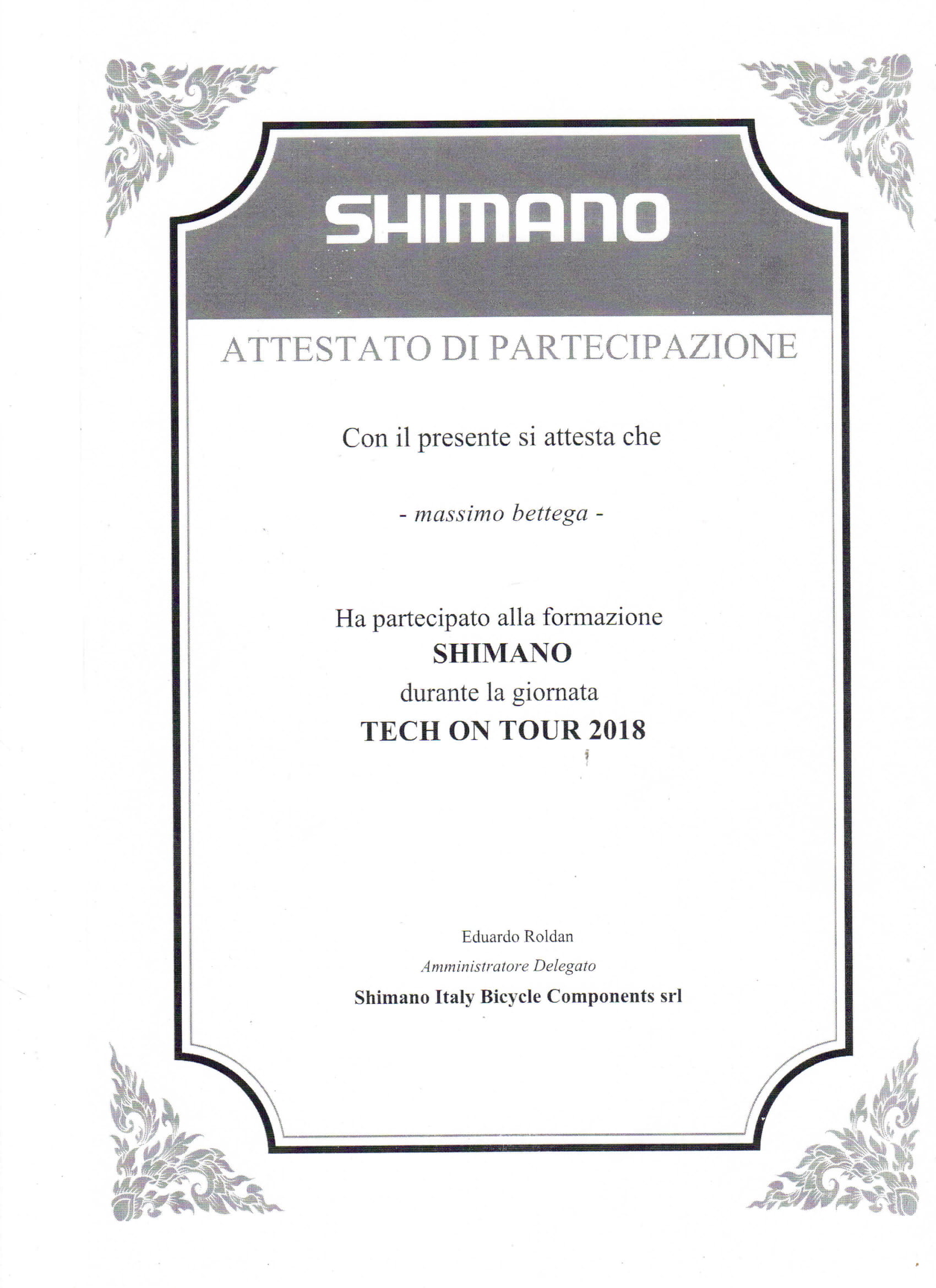 Shimano Cicli Bettega Mezzano