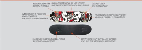 Skateboard Nextreme Graffiti