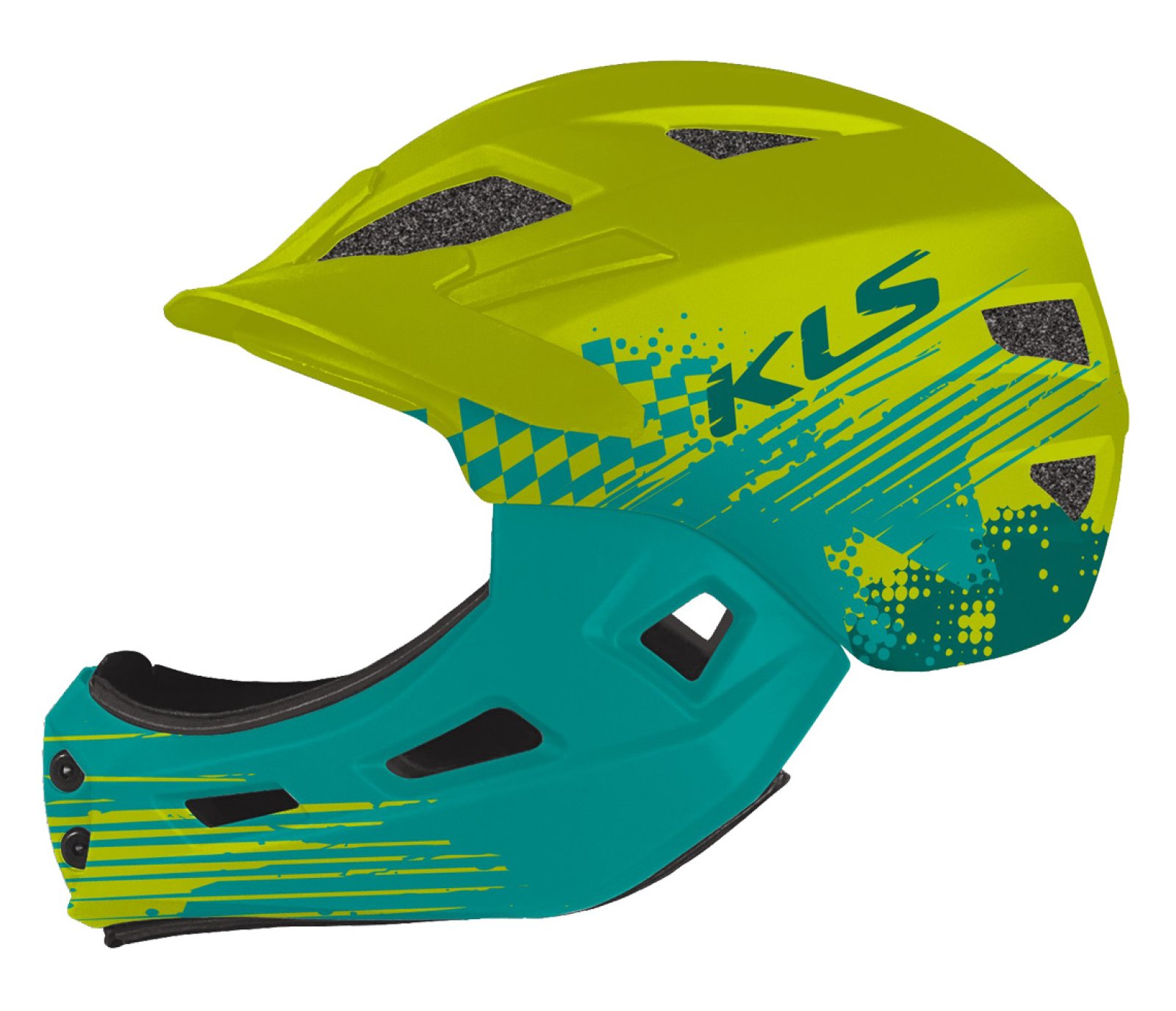 casco bimbo con mentoniera staccabile Kellys